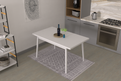 Vilinze Avanos Sabit Mdf Mutfak Masası - 80x140 Cm