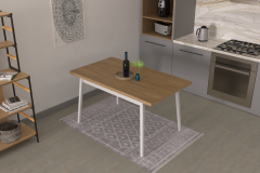 Vilinze Avanos Sabit Mdf Mutfak Masası - 80x140 Cm