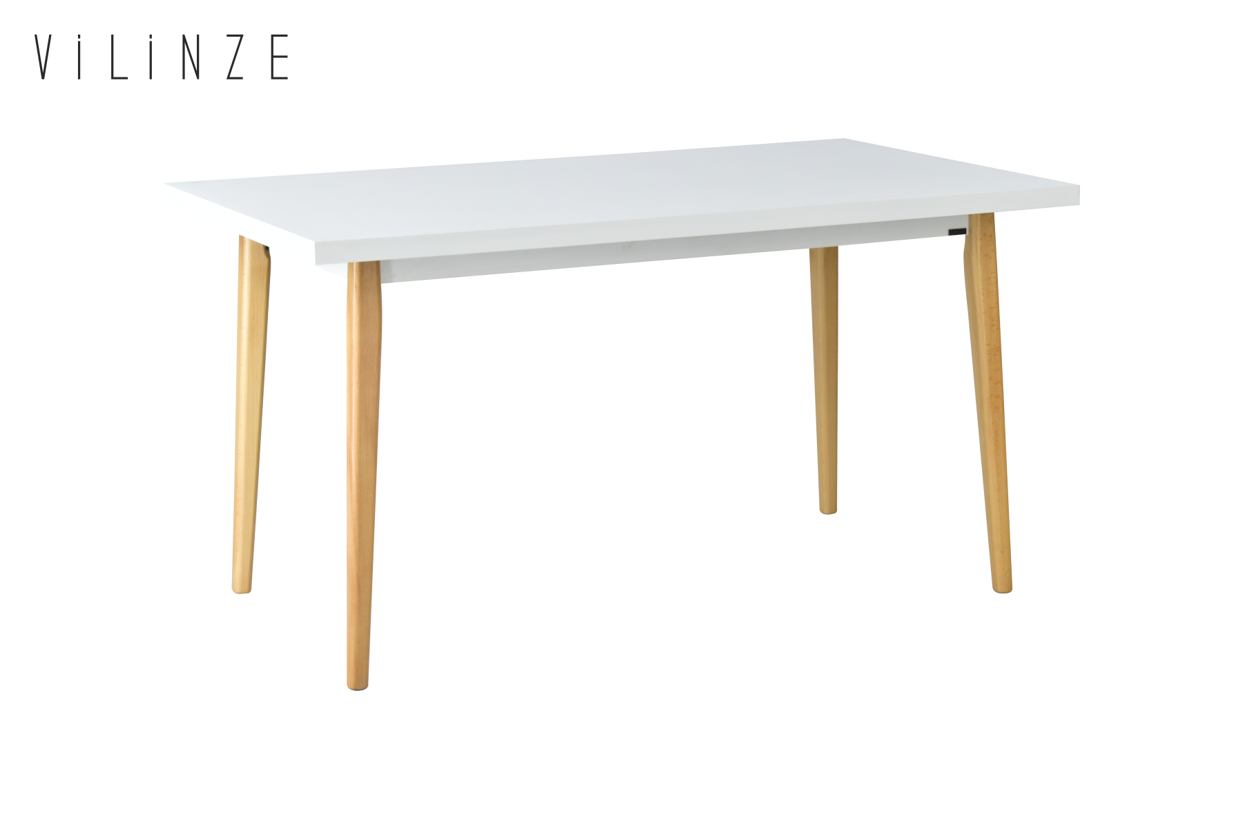 Avanos Sabit Mdf Mutfak Masası - 80x140 Cm Beyaz - Naturel