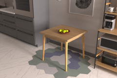 Avanos Sabit Mdf Mutfak Masası - 80x80 Cm