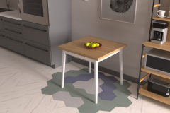 Avanos Sabit Mdf Mutfak Masası - 80x80 Cm