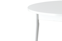 Vilinze Avanos Yuvarlak Sabit Mdf Mutfak Masası - Q90 Cm Beyaz - Beyaz