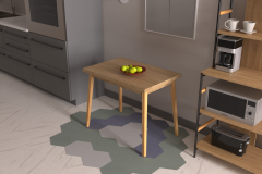 Vilinze Avanos Sabit Mdf Mutfak Masası - 60x90 Cm