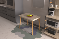 Vilinze Avanos Sabit Mdf Mutfak Masası - 60x90 Cm