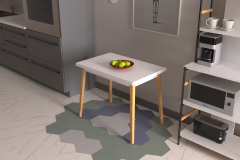 Vilinze Avanos Sabit Mdf Mutfak Masası - 60x90 Cm