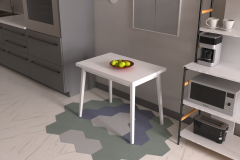 Vilinze Avanos Sabit Mdf Mutfak Masası - 60x90 Cm