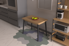 Vilinze Avanos Sabit Mdf Mutfak Masası - 60x90 Cm