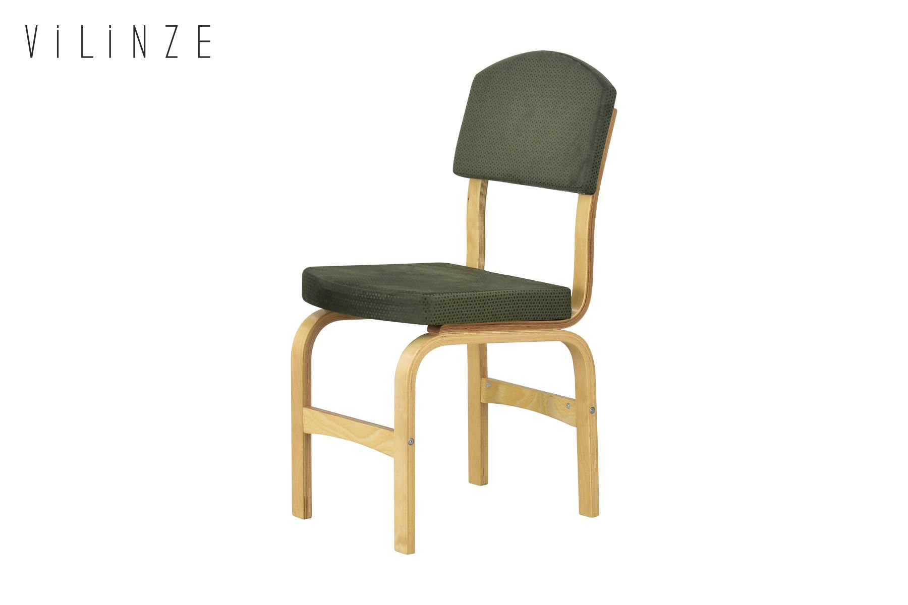 Vilinze Ege 19 Sevilla Ahşap Sandalye Naturel - Haki