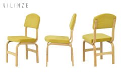 Vilinze Ege 19 Sevilla Ahşap Sandalye Naturel - Sarı