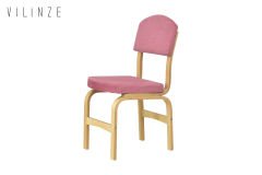 Vilinze Ege 19 Sevilla Ahşap Sandalye Naturel - Pembe