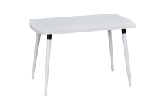 Vilinze Argos Sabit Mdf Mutfak Masası - 70x120 cm Beyaz