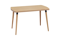 Vilinze Argos Sabit Mdf Mutfak Masası - 70x120 cm Naturel