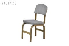 Vilinze Ege 19 Sevilla Ahşap Sandalye Kestane - Gri
