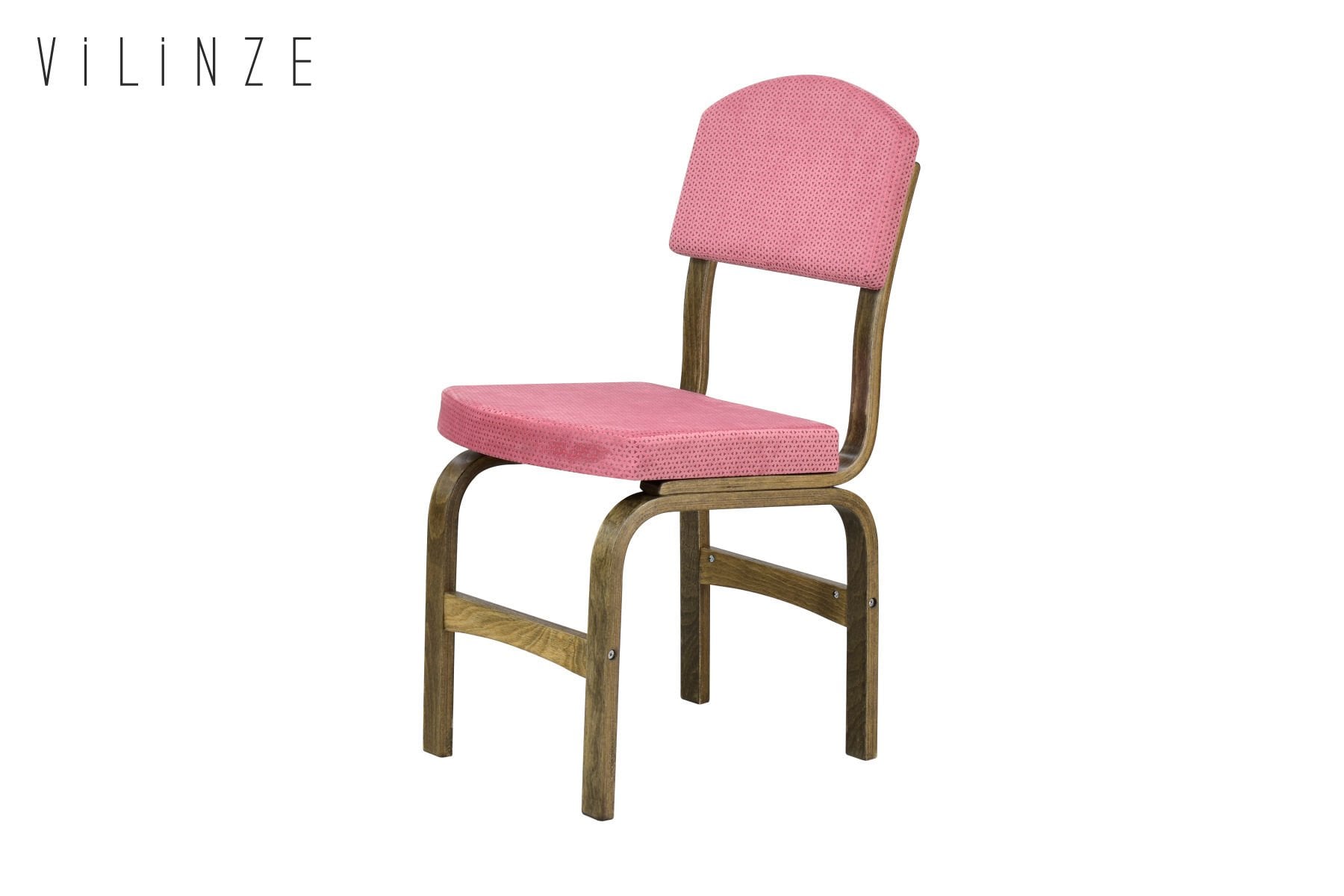 Vilinze Ege 19 Sevilla Ahşap Sandalye Kestane - Pembe