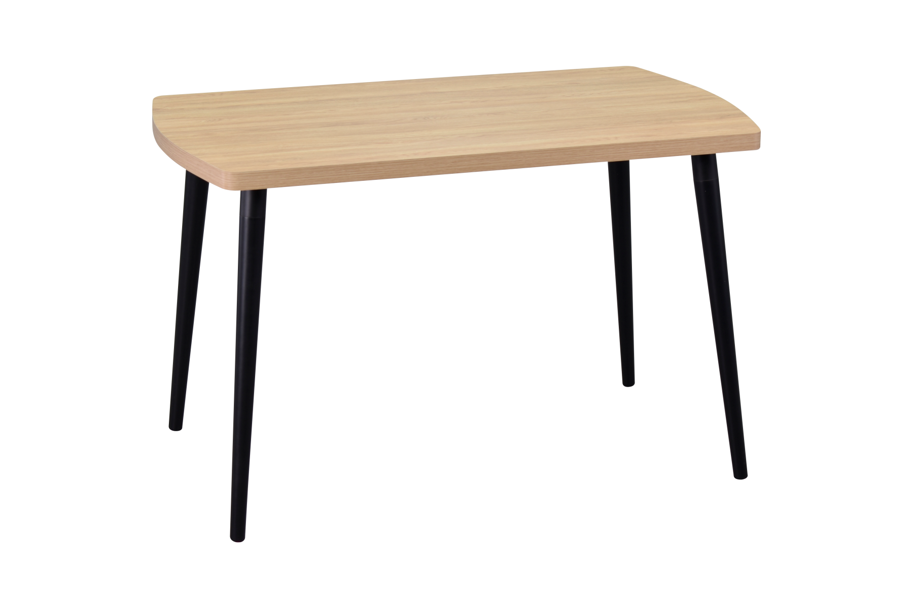 Argos Sabit Mdf Mutfak Masası - 70x120 cm Naturel/Siyah