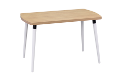 Argos Sabit Mdf Mutfak Masası - 70x120 cm Naturel/Beyaz