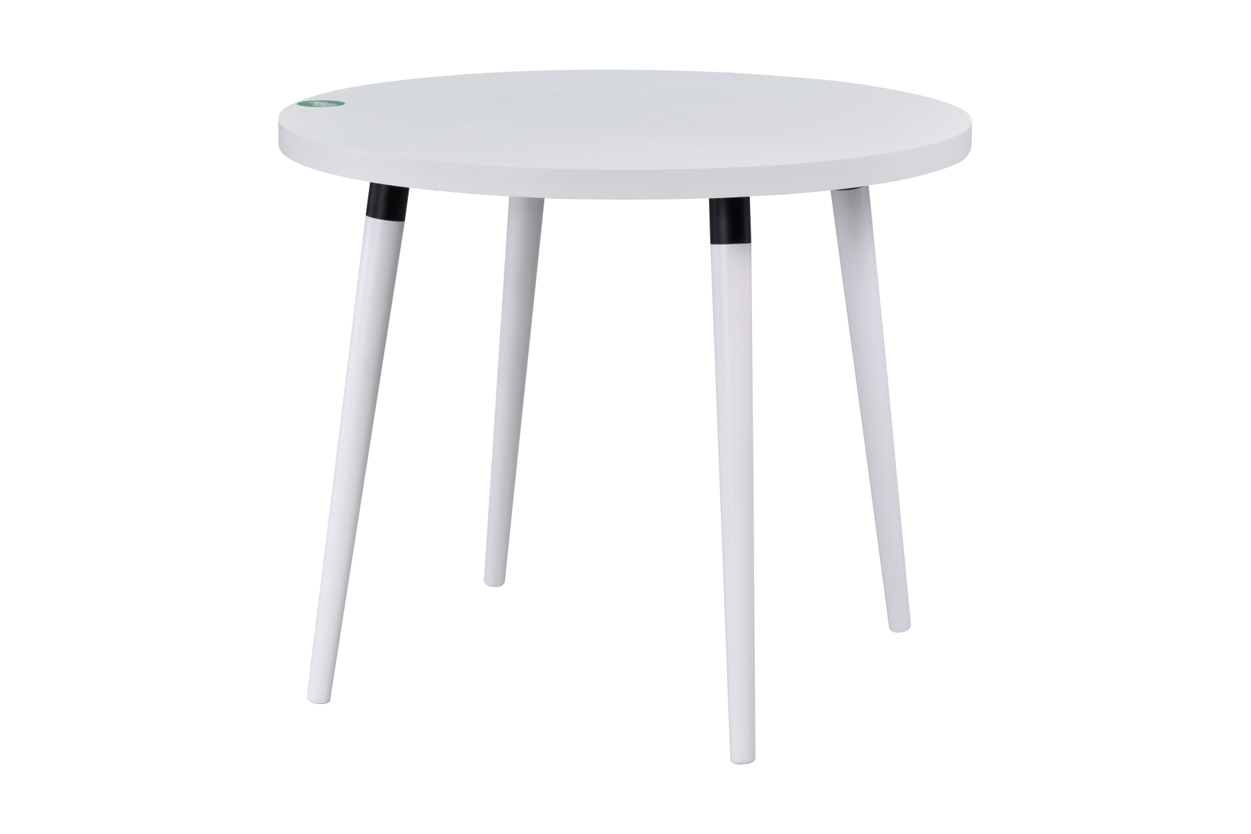 Argos Yuvarlak MDF Sabit Mutfak Masası - Q90 Cm Beyaz