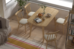 Vilinze Soma Sandalye Aras Mutfak Masası Takımı - 80x140 cm