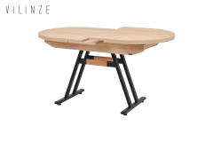 Vilinze Afyon Açılır Yemek Masası - 80x140 cm Naturel
