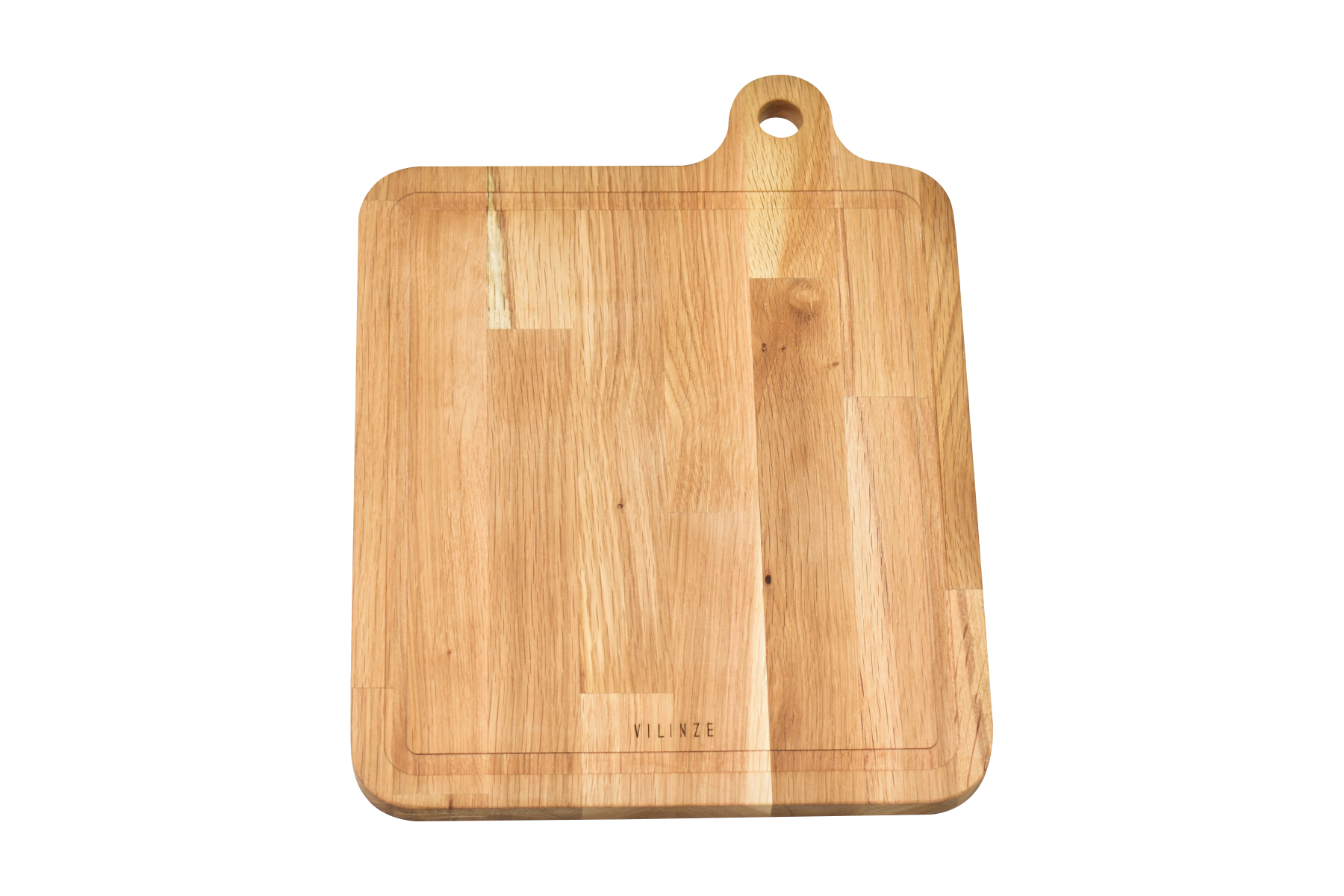 Doğal Meşe Dikey Sunum - Kesme Tahtası 18mm-Kare