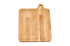 Doğal Meşe Dikey Sunum - Kesme Tahtası 18mm-Kare