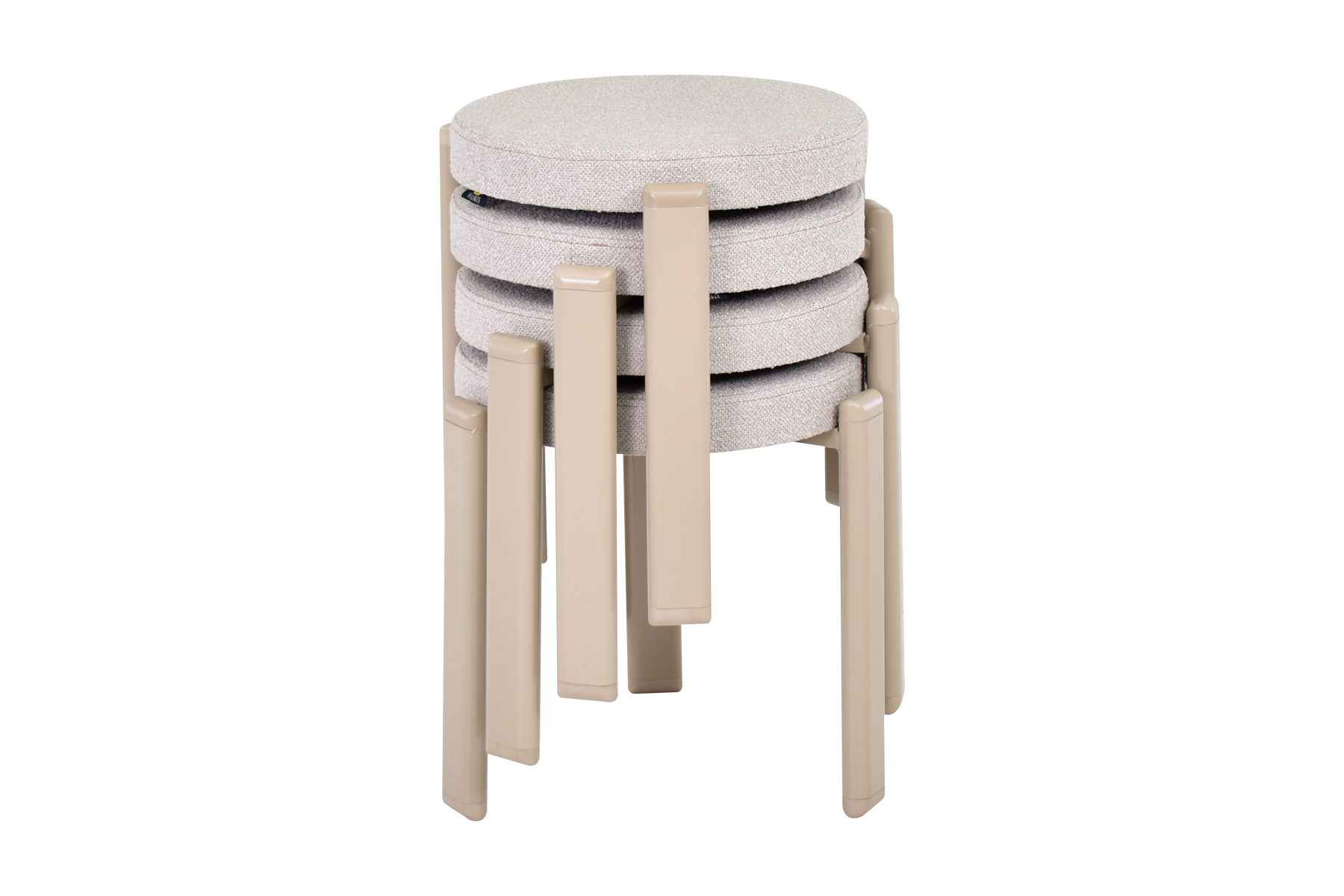 Vilinze Teras Vizon Metal Ayak İstiflenebilir Mutfak-Balkon Taburesi