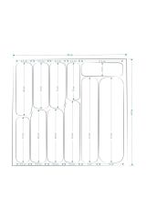 Vilinze Çekmece İçi Kaşıklık 50x40 cm
