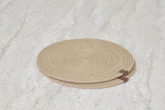 Vilinze Hasır Jüt İp Supla / Amerikan Servis - 32x32 Cm 2 Adet