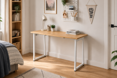 Vilinze Biga Sabit Mdf Metal Ayak Çalışma Ofis Masası - 60x120 cm