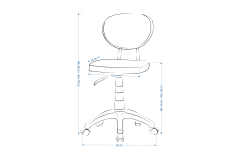 Biga Çalışma Ofis Masası ve Deniz Çalışma Ofis Sandalyesi Set - 60x90 cm