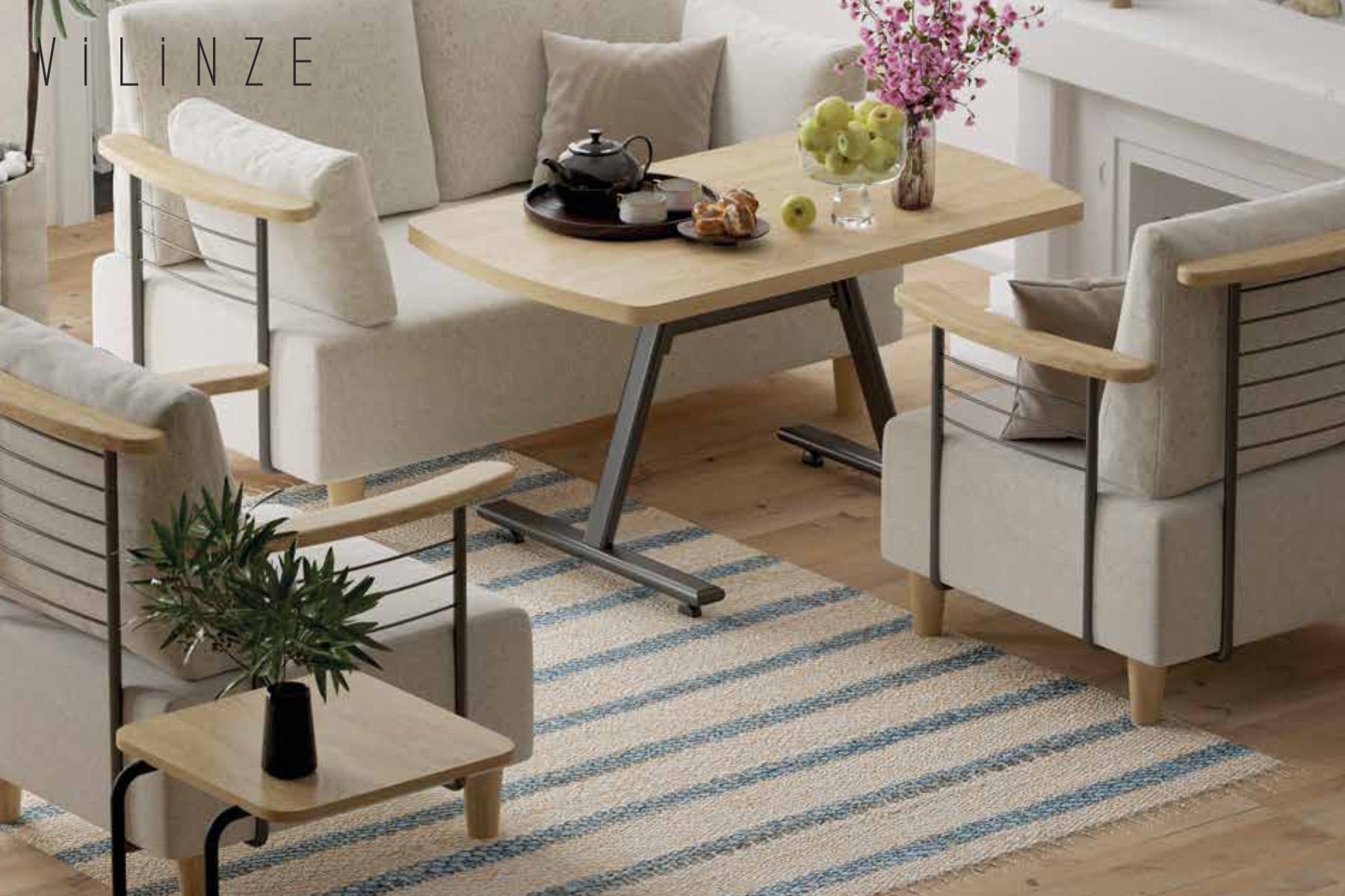 Vilinze Serdivan 211 Kayra Masa Koltuk Takımı