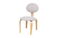 Vilinze Lodos Naturel Ayak Ahşap Teddy Sandalye