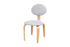 Vilinze Lodos Naturel Ayak Ahşap Teddy Sandalye