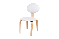 Vilinze Lodos Naturel Ayak Ahşap Teddy Sandalye