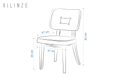 Vilinze Mir 02 Ahşap Sandalye