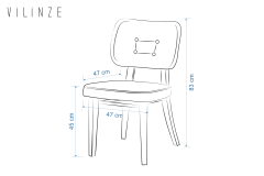 Vilinze Mir 02 Ahşap Sandalye