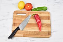 Doğal Meşe Yatay Sunum - Kesme Tahtası 18mm-Yatay