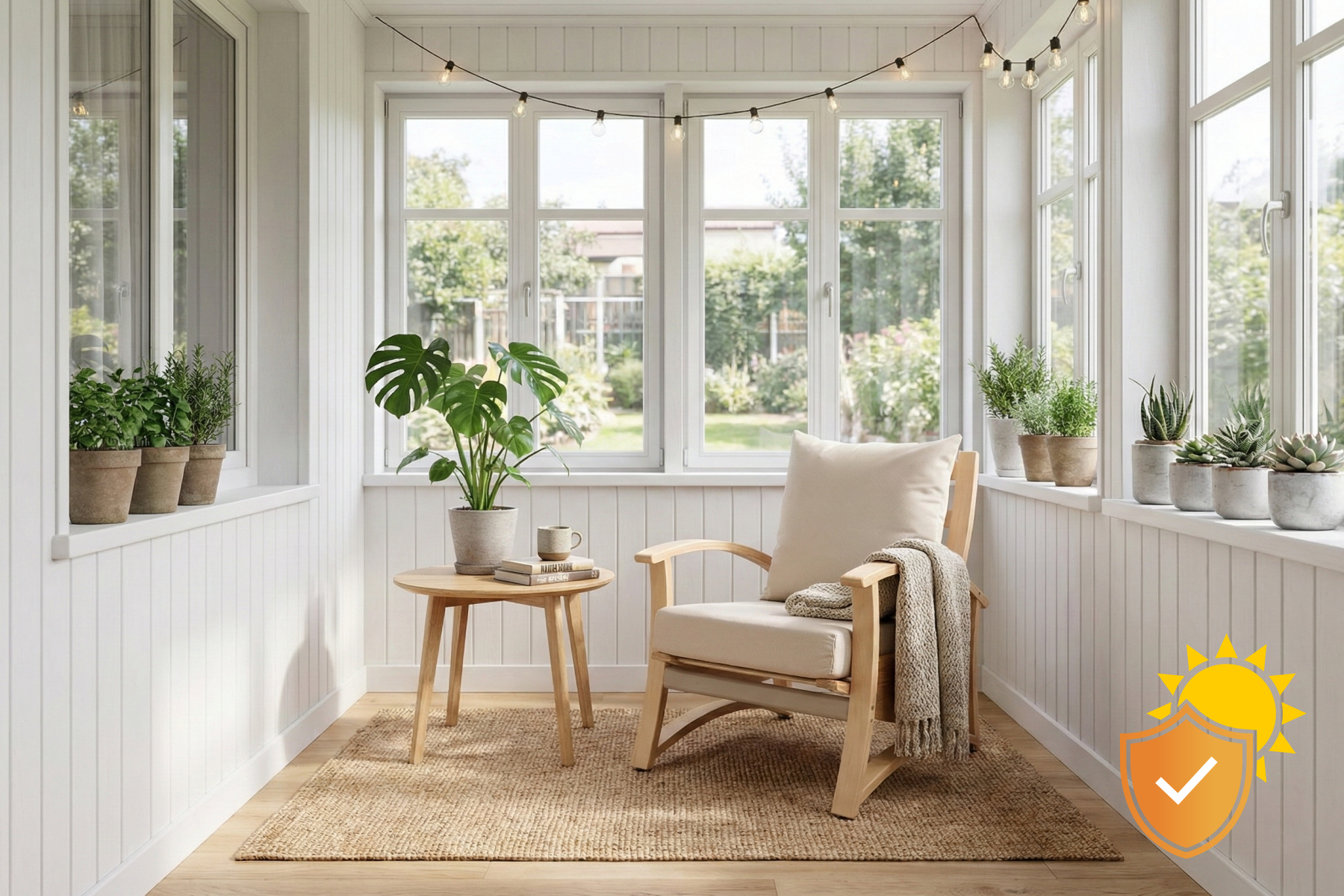 Vilinze Nora Ahşap Tek Kişilik Berjer Krem