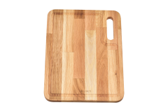 Doğal Meşe Kare Sunum - Kesme Tahtası 18mm-Yatay