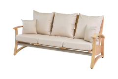 Vilinze Nora 3'lü Koltuk Krem