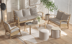 Vilinze Nora 321 Eva Orta Sehpalı Bahçe Balkon Takımı