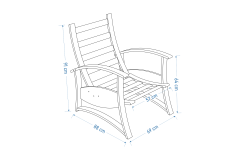 Vilinze Nora 321 Eva Orta Sehpalı Bahçe Balkon Takımı