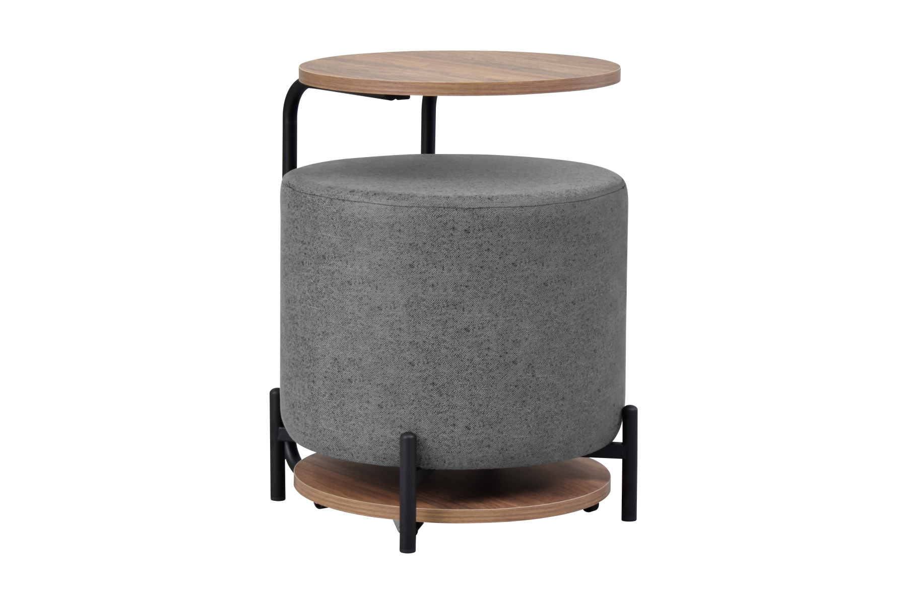 Vilinze Çok Amaçlı Metal C Sehpa Puf Seti