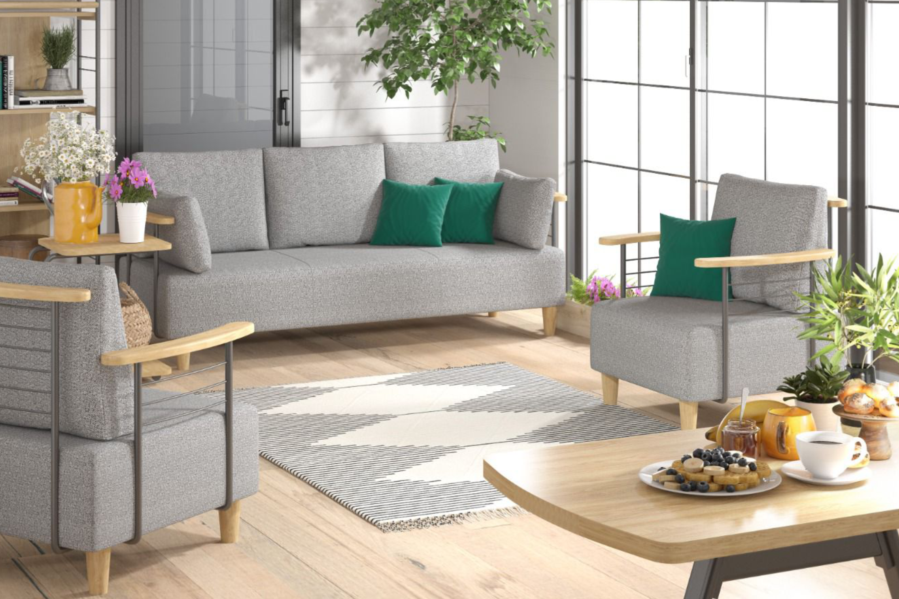 Vilinze Serdivan 311 Kayra Masa Koltuk Takımı