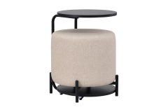 Vilinze Çok Amaçlı Metal C Sehpa Puf Seti