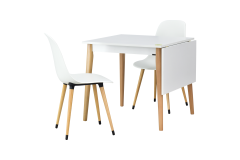 Vilinze Eames Sandalye Avanos Ahşap Mdf Mutfak Masası Takımı