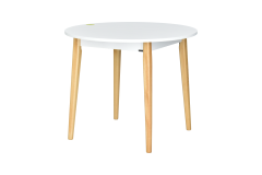 Vilinze Eames Sandalye Avanos Ahşap Mdf Mutfak Masası Takımı 90*90 cm