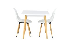 Eames Sandalye Avanos Ahşap Mdf Mutfak Masası Takımı 80*80 cm