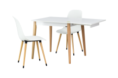 Eames Sandalye Avanos Ahşap Mdf Mutfak Masası Takımı 70*80 cm