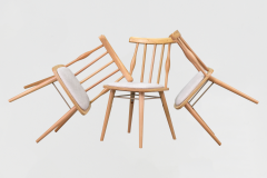 Vilinze Soma Naturel Ahşap Sandalye